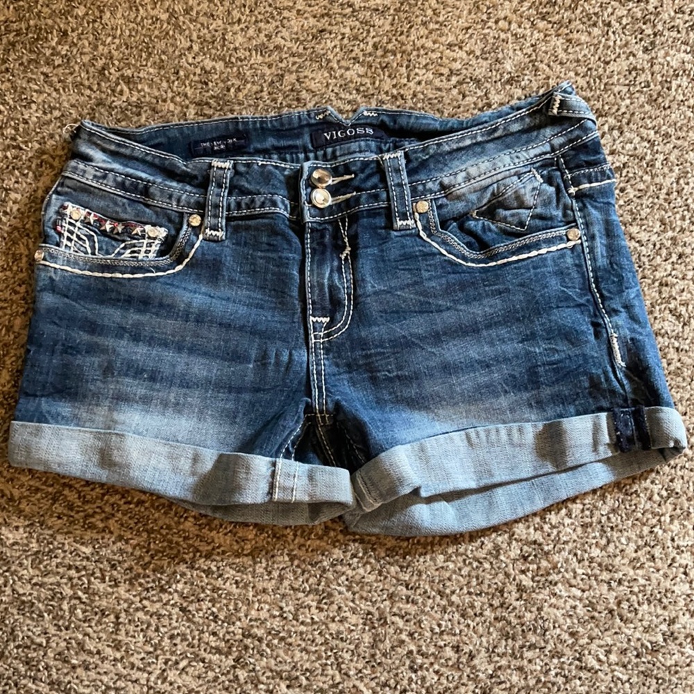 Size 9/10 Vigoss Stars and Stripes Denim Shorts